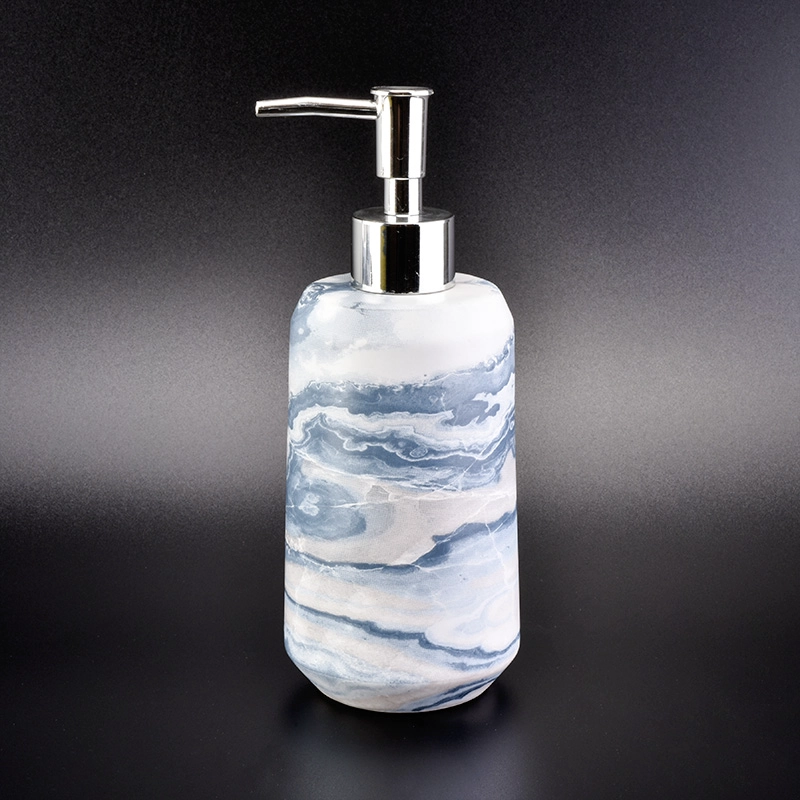 4ps Vintage mable ceramic bathroom accessories sets amenity hotel decor wholesale