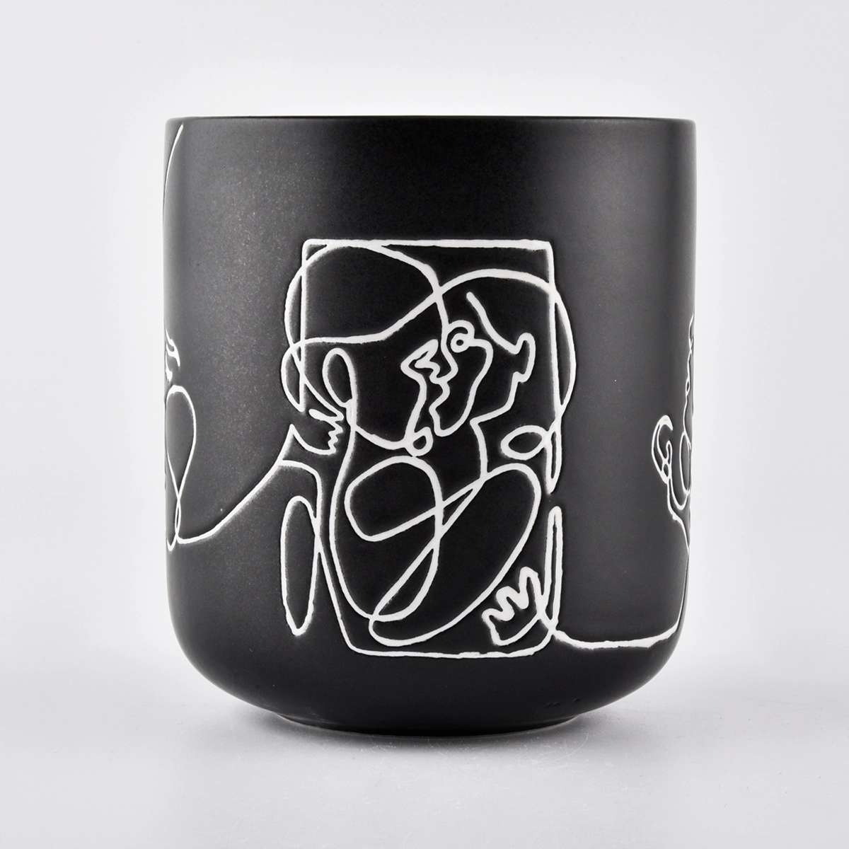 Christmas Decoration premium glaze ceramic candle vessels