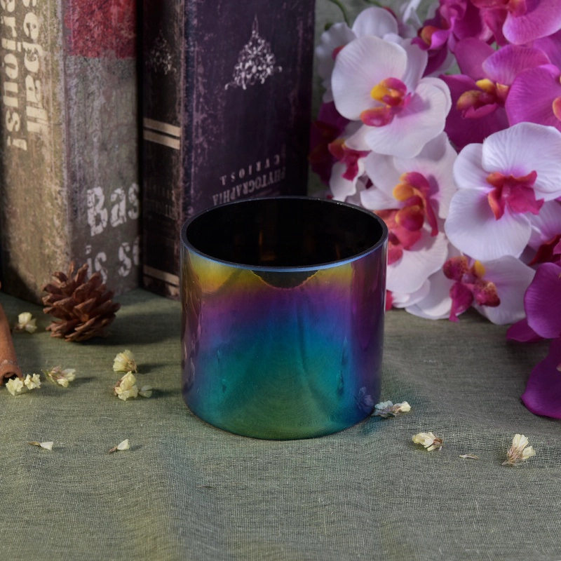 Gradient tumbler candle vessel votive glass candle holder scented wedding decor wholesales