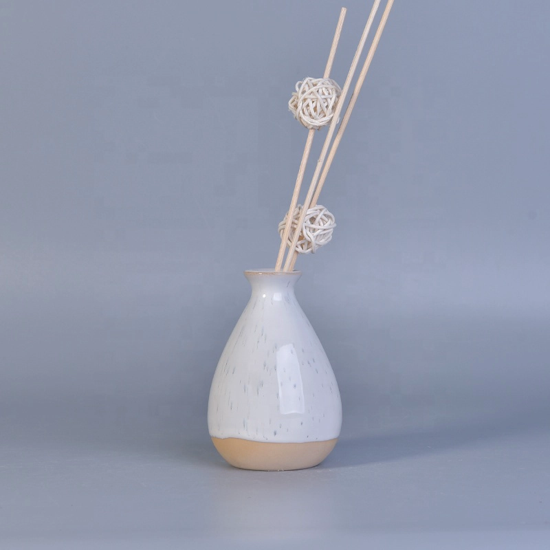 Fragrance car ceramic reed diffuser bottle frost for home decor 