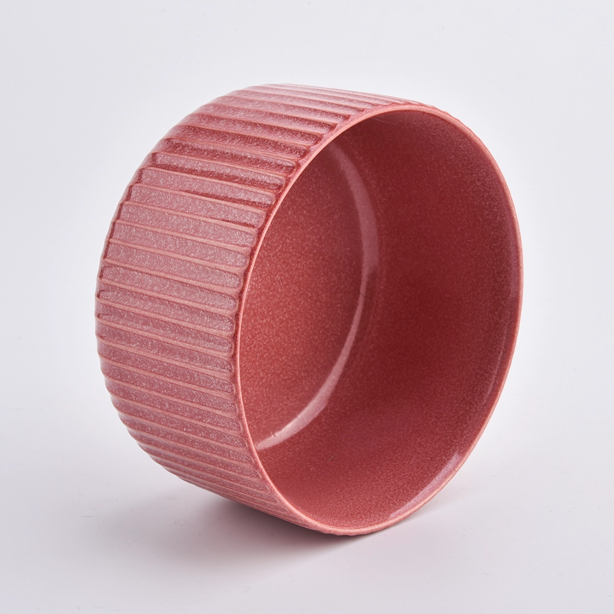pink candle containers with color luxury wide empty ceramic candle jars