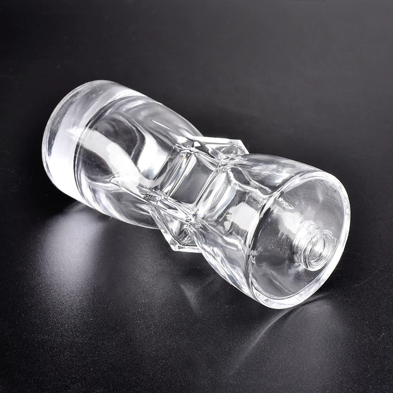 Luxury customized high double wall glass perfume bottle wholesale