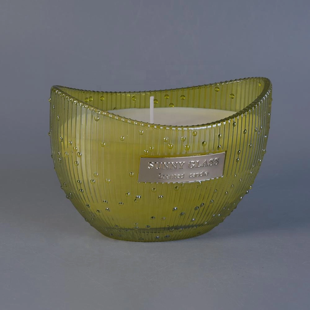 20+ years brand cooperation gold scented decorative glass candle holders