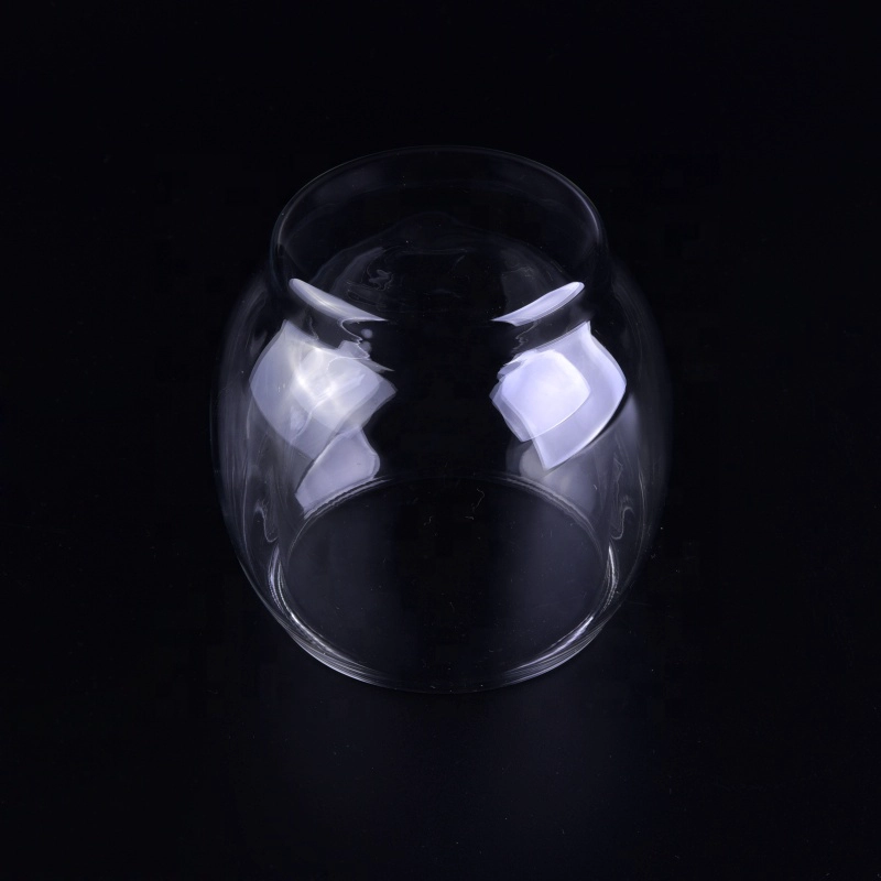 Transparent High Borosilicate Glass water cup double wall tumbler