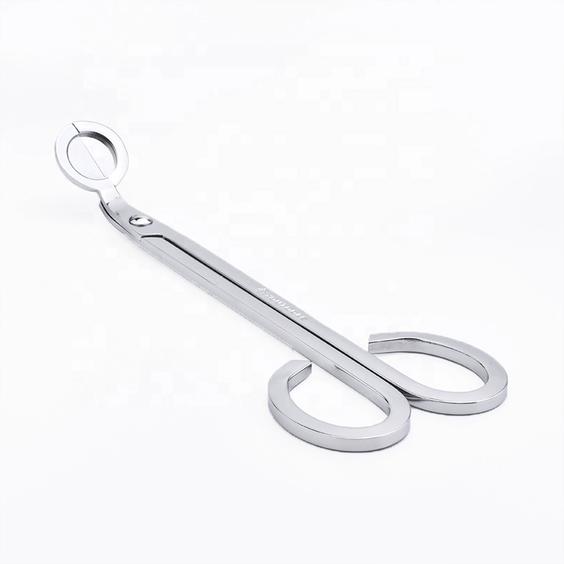 Wholesale silver candle wick trimmer with logo candle accessories for candle making