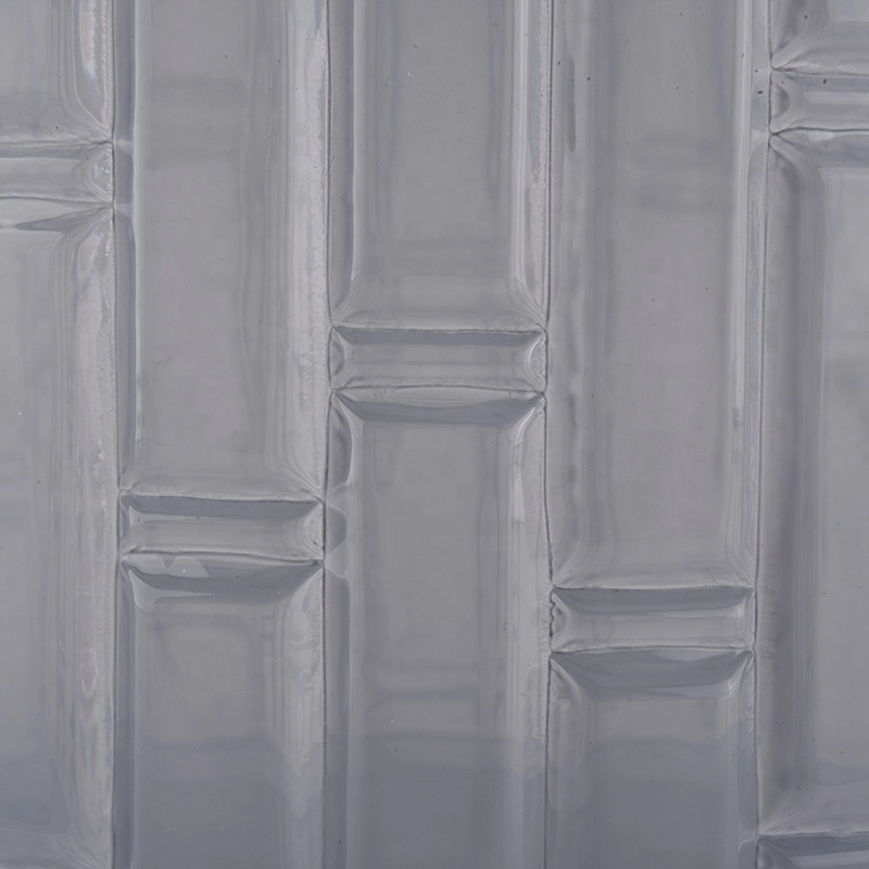 Wholesale decorative glass candlestick candle jar