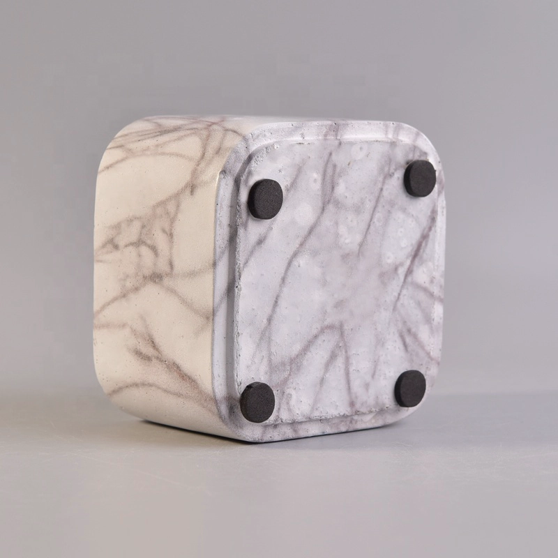 300ml Wholesale luxury concrete candle holder for home decor
