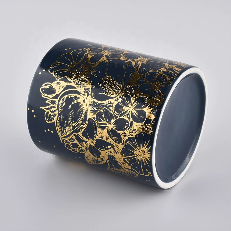 Sunny new design luxury custom cylinder ceramic candle holders