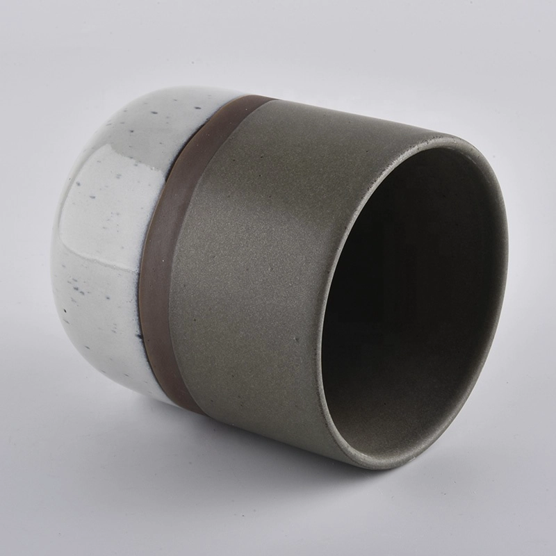 In bulk custom decorative amber ceramic candle holder