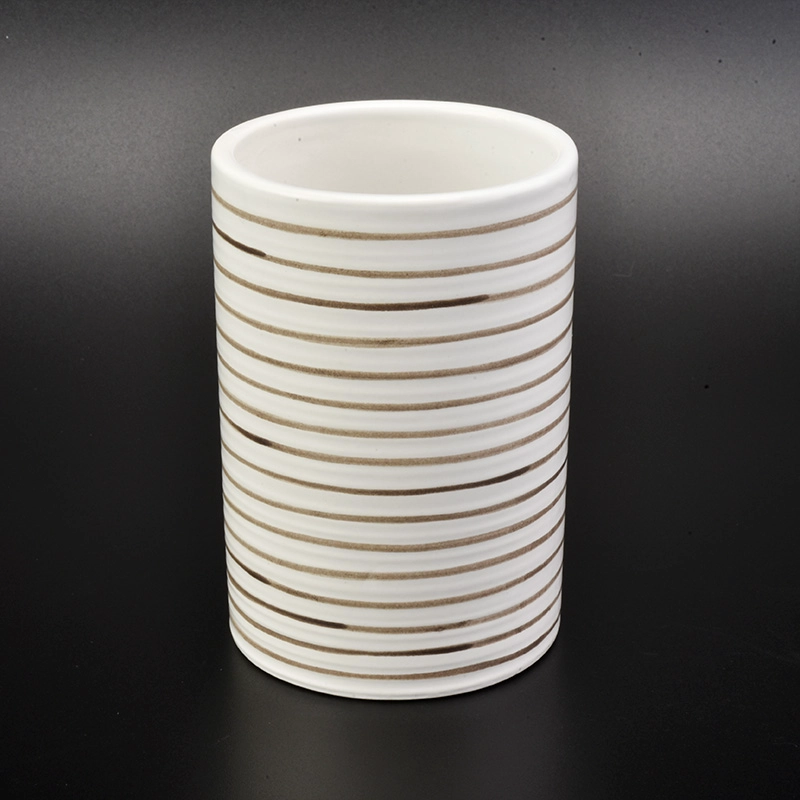 4ps oval ceramic bathroom accessories set, white toothbrush holder soap dish with stripe pattern home decor 