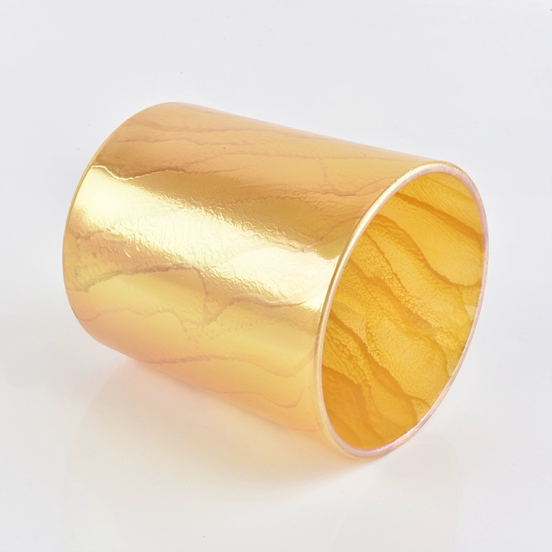 Clear decorative candle vessel glass candle jars wedding decor in bulk