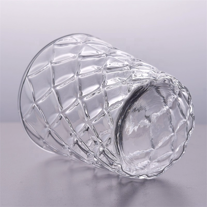 glass candle holder with lid glass jar containers for candles