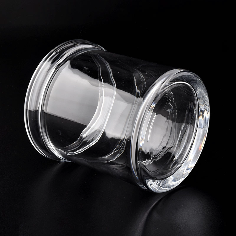 780ml big capacity luxury clear glass candle jar for candle making