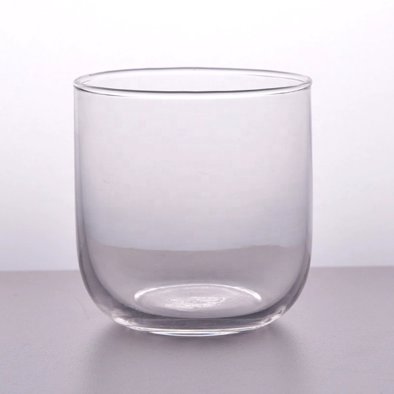 Clear spraying candle vessel tea light glass candles container scented wedding centerpieces wholesale