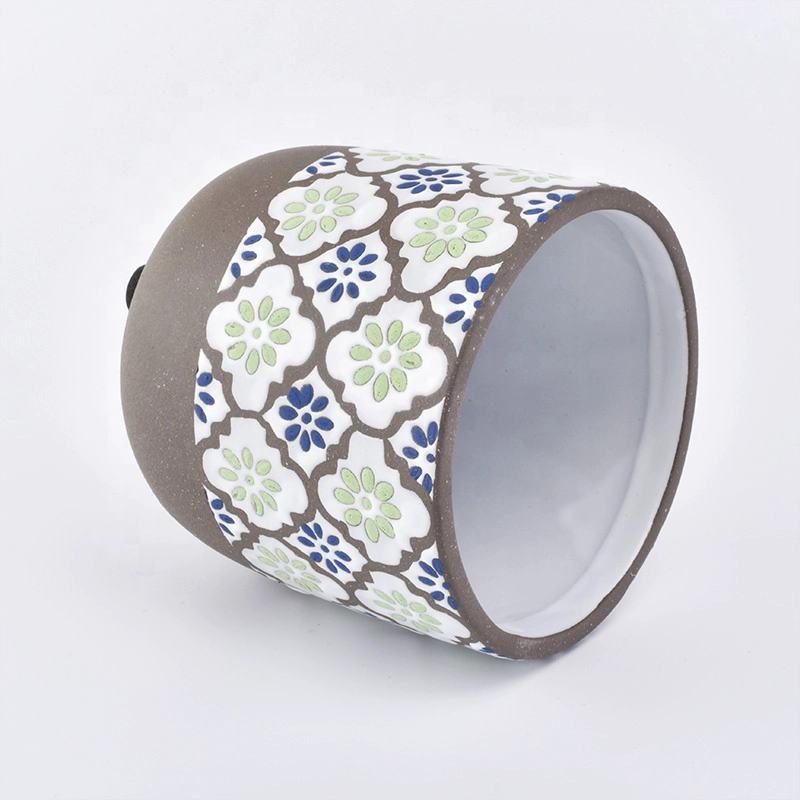 300ml vintage matte porcelain ceramic holder tealight candle jar wholesale