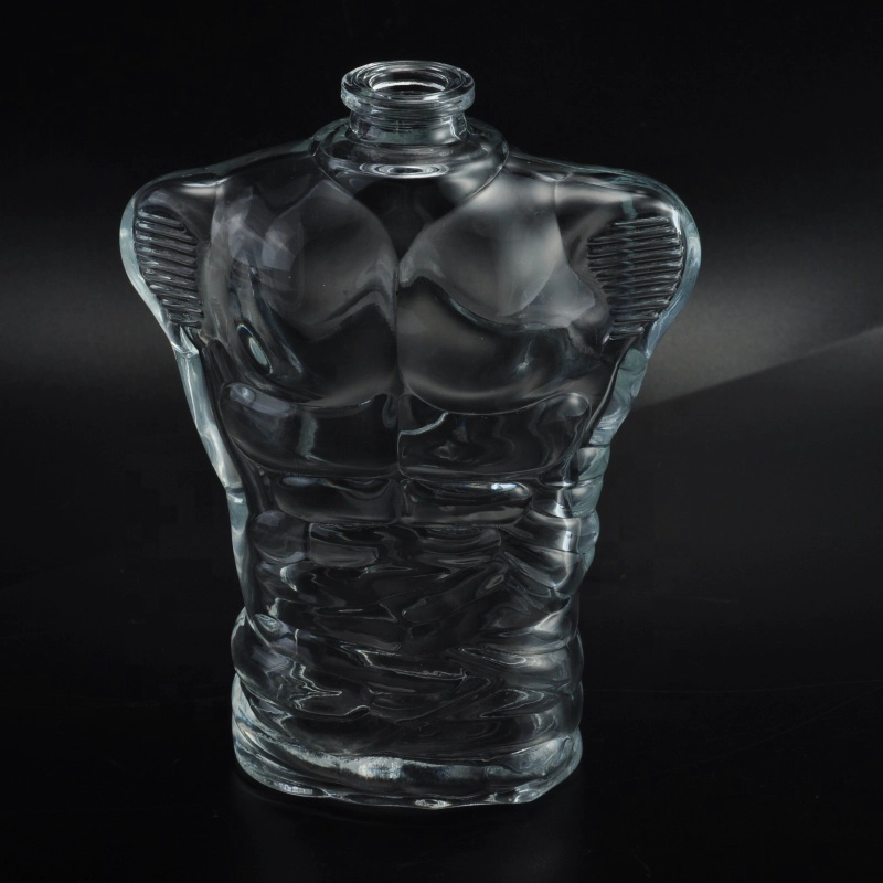 100ml Transparent glass embossed oil essential spray perfume bottle home decorative