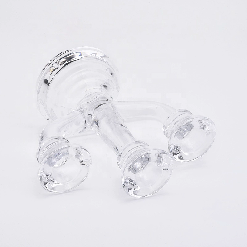 High wedding crystal candlestick glass pillar lantern wholesales