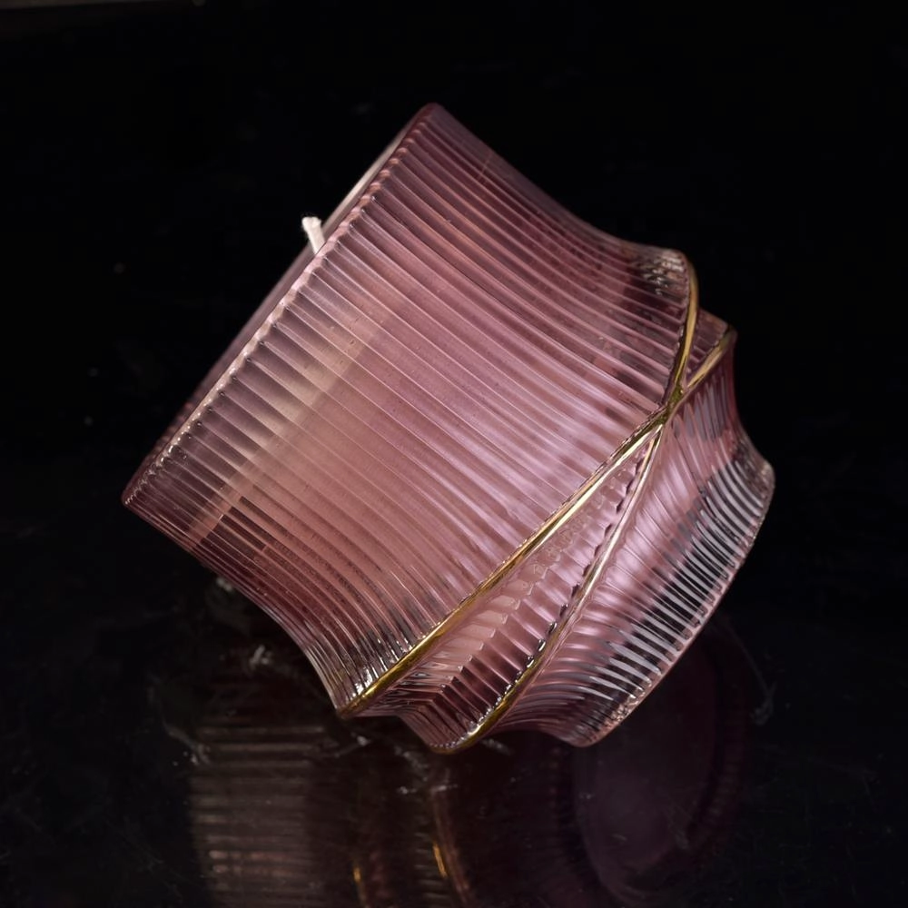 Manufacturers custom luxury candle glass containers 10oz