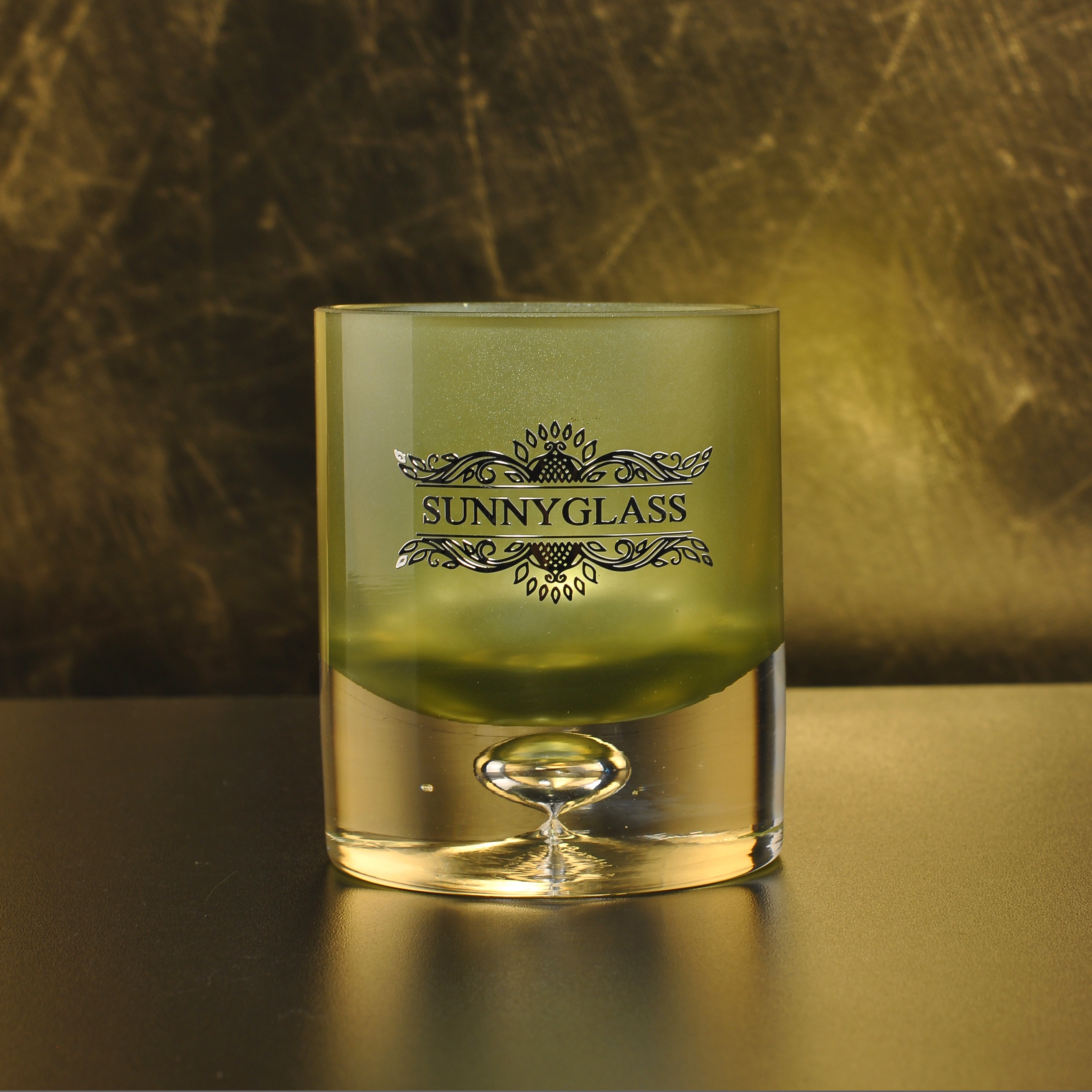 10oz 12oz Wholesales matte decorative luxury glass candle holder