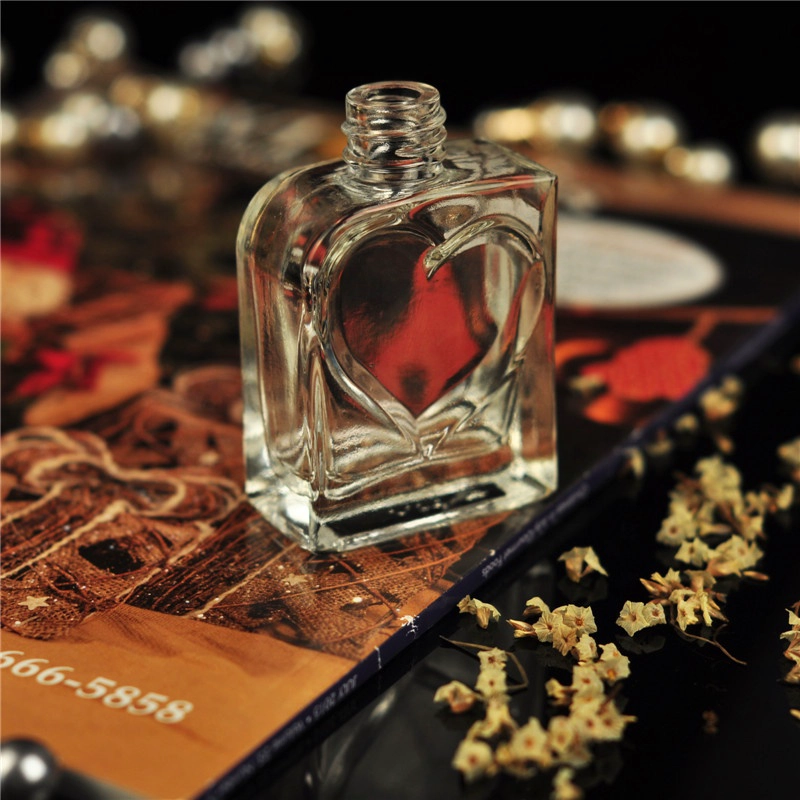 40ml Clear mini glass perfume oil car fragrance bottle for home