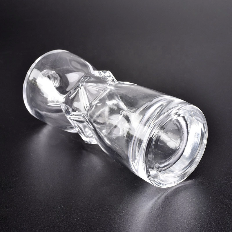 Luxury customized high double wall glass perfume bottle wholesale