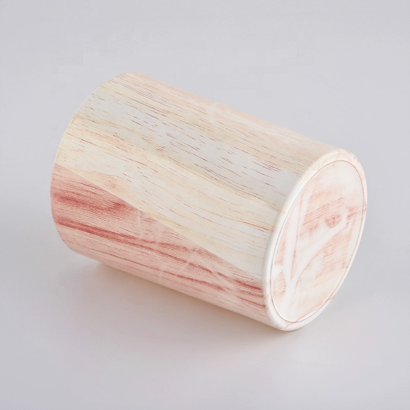 marble empty candle jars for candle making