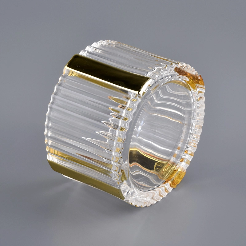 wholesale luxury glass candle holder