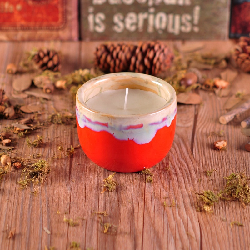 8oz 10oz 12oz Sunny new design votive ceramic candle holder
