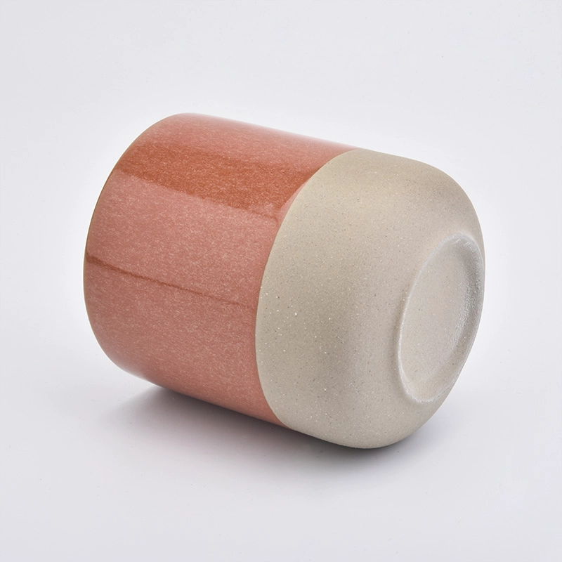 Wholesale empty luxury ceramic candle container