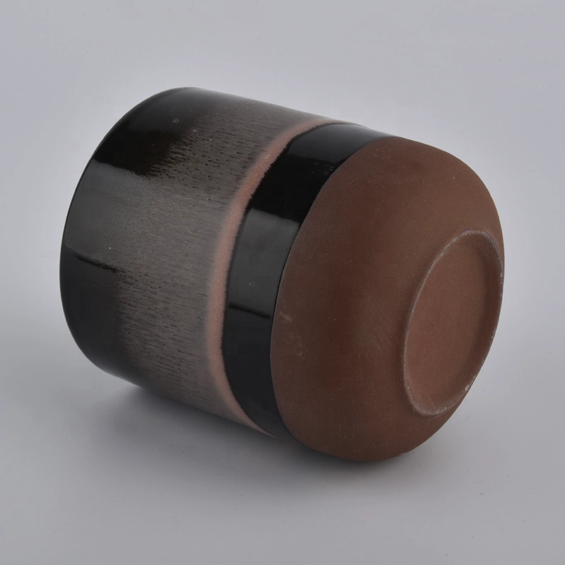 15oz ceramic candle holder with lid