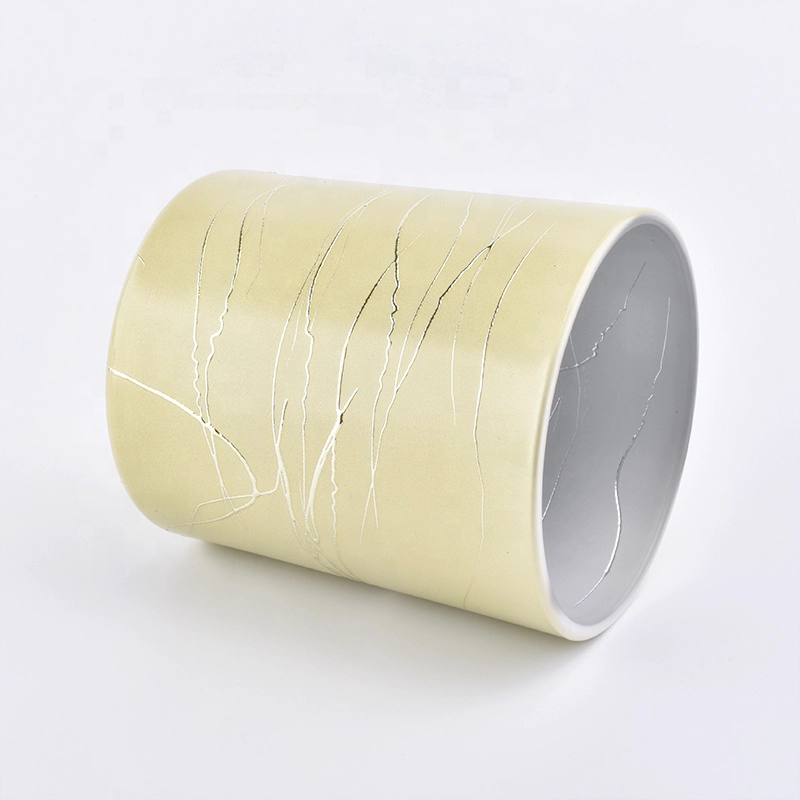 Exquisite frosted candle container glass candle jars wedding centerpieces wholesales