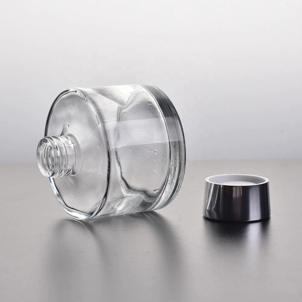 Empty glass diffuser bottle fragrance jar aromatherapy with reed home decorations