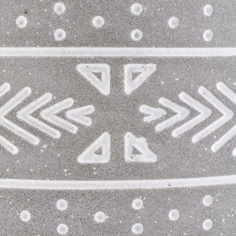 simple nordic style cement concrete candle holder for home decor
