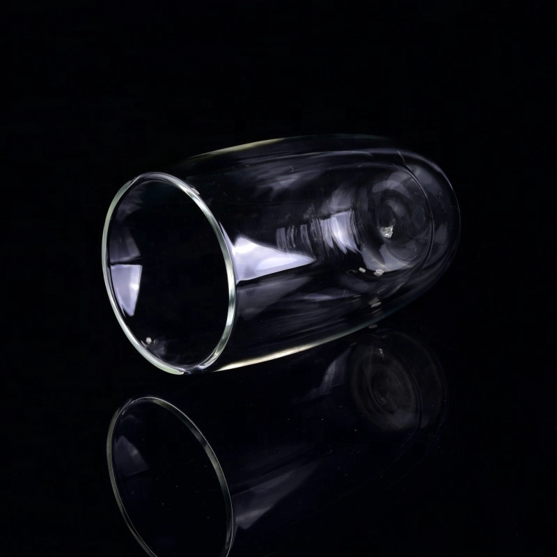 Double wall clear borosilicate Glass Coffee tea cup