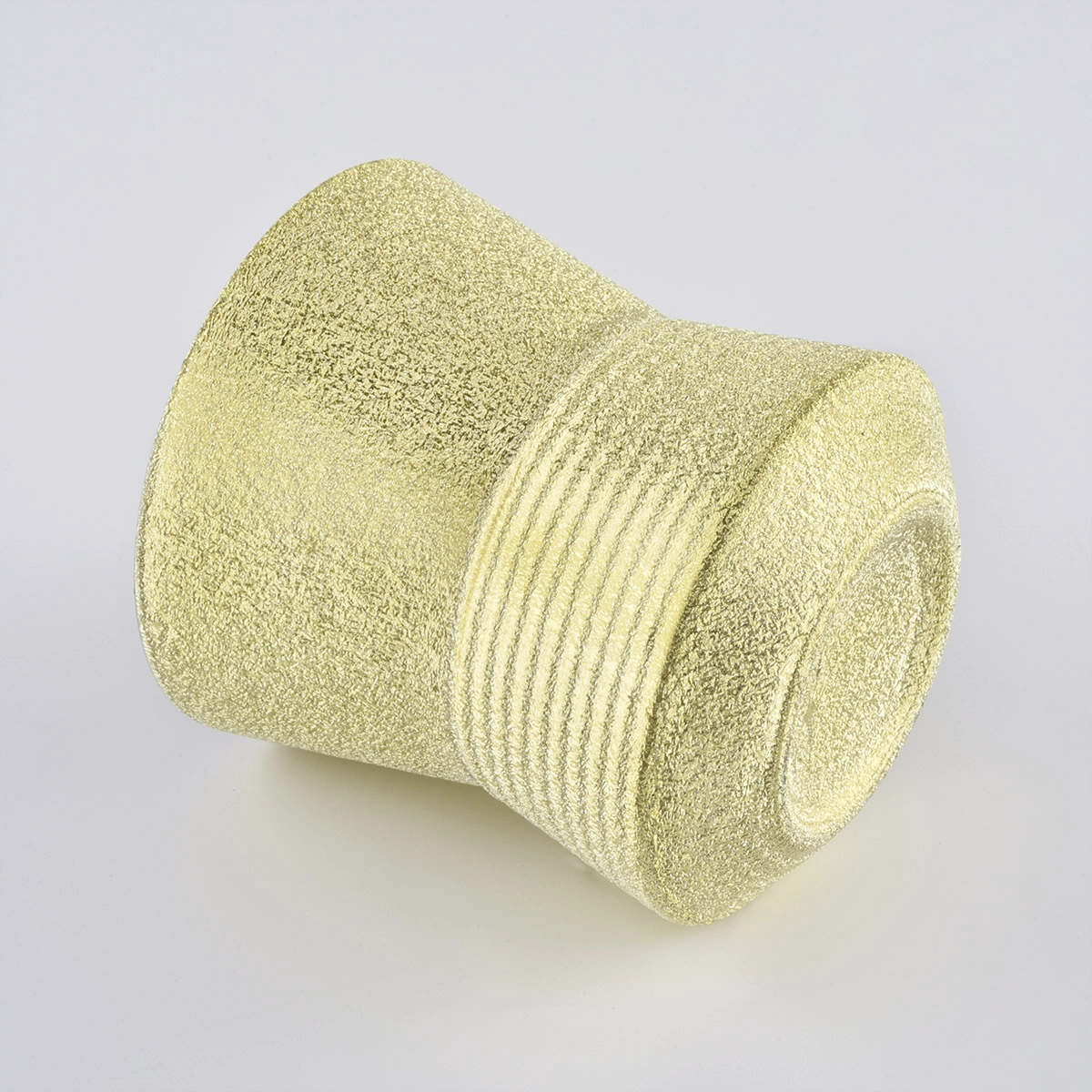 20oz Cylinder Metallic Effect Ceramic Candle Jars