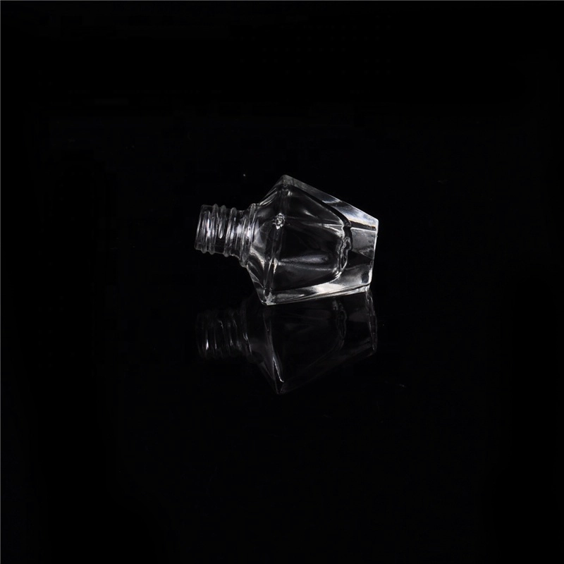 5ml empty square crystal double wall oil perfume bottles