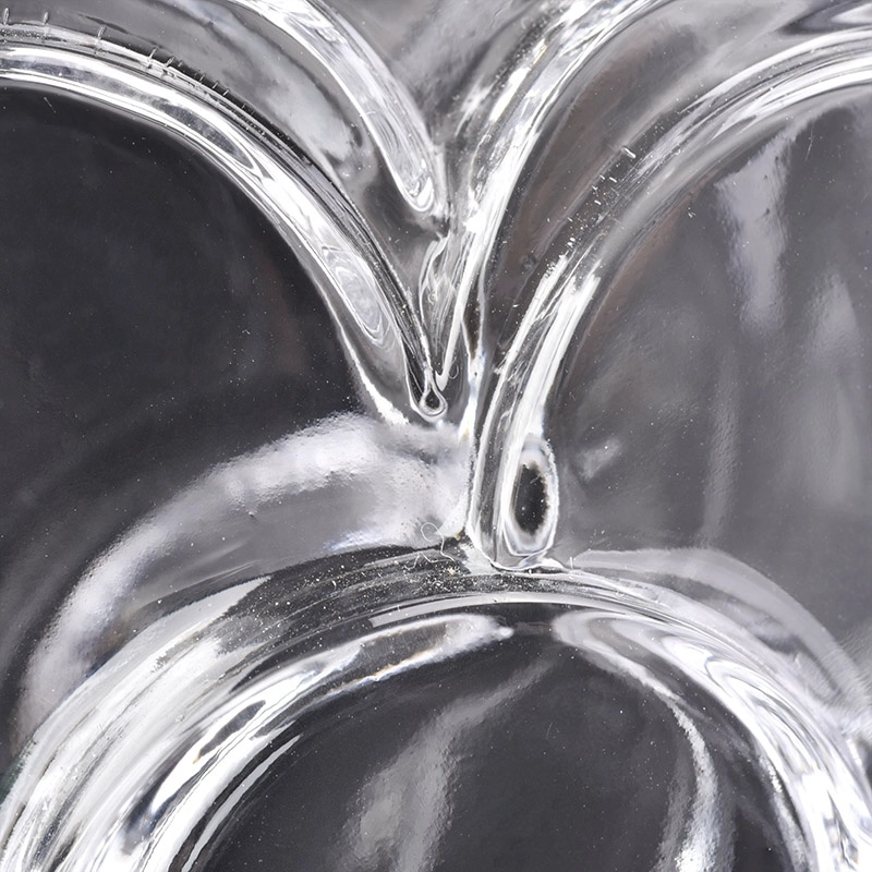 Transparent butterfly-shape glass container double wall perfume bottle supplier