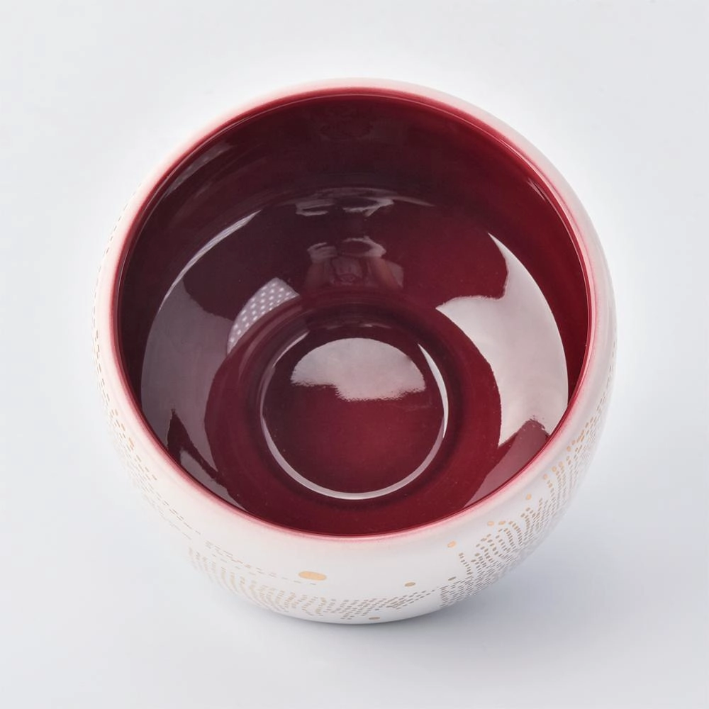 luxury large tea light ceramic candle vessels