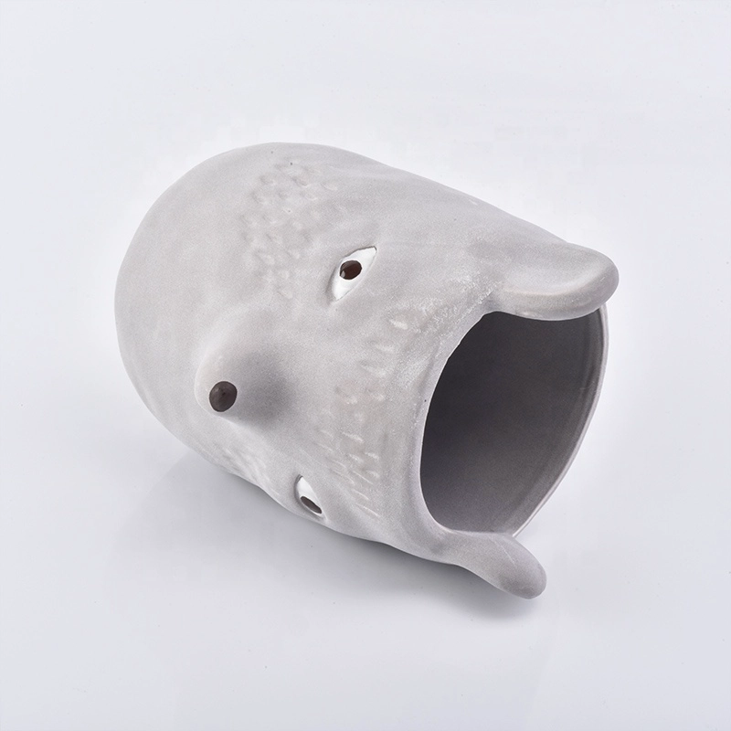Animal-shaped empty matte votive candle jars ceramic candle vessel wedding decor supplier