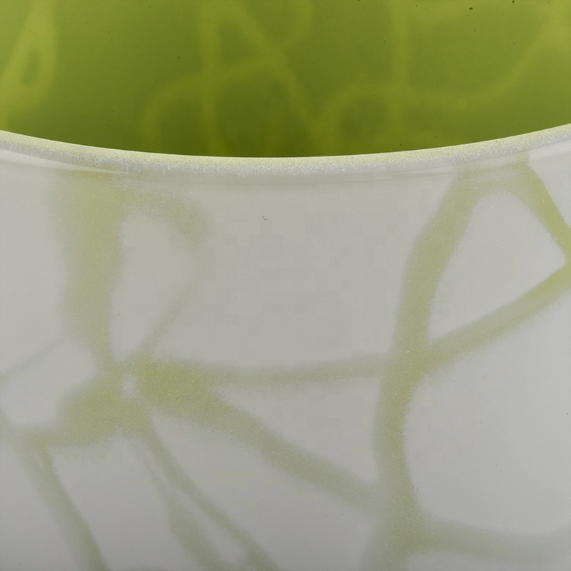 Suppliers luxury large customized glass candle holders