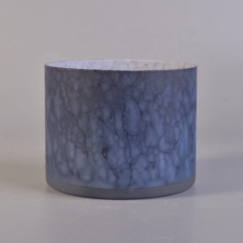 Frosted tea light glass candles jars scented in bulk