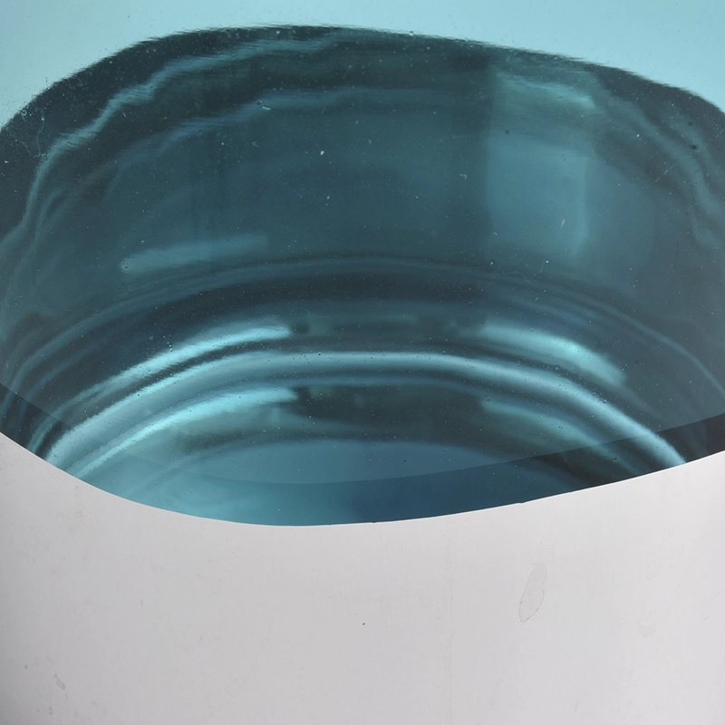 Hot sales luxury electroplated glass candle jar
