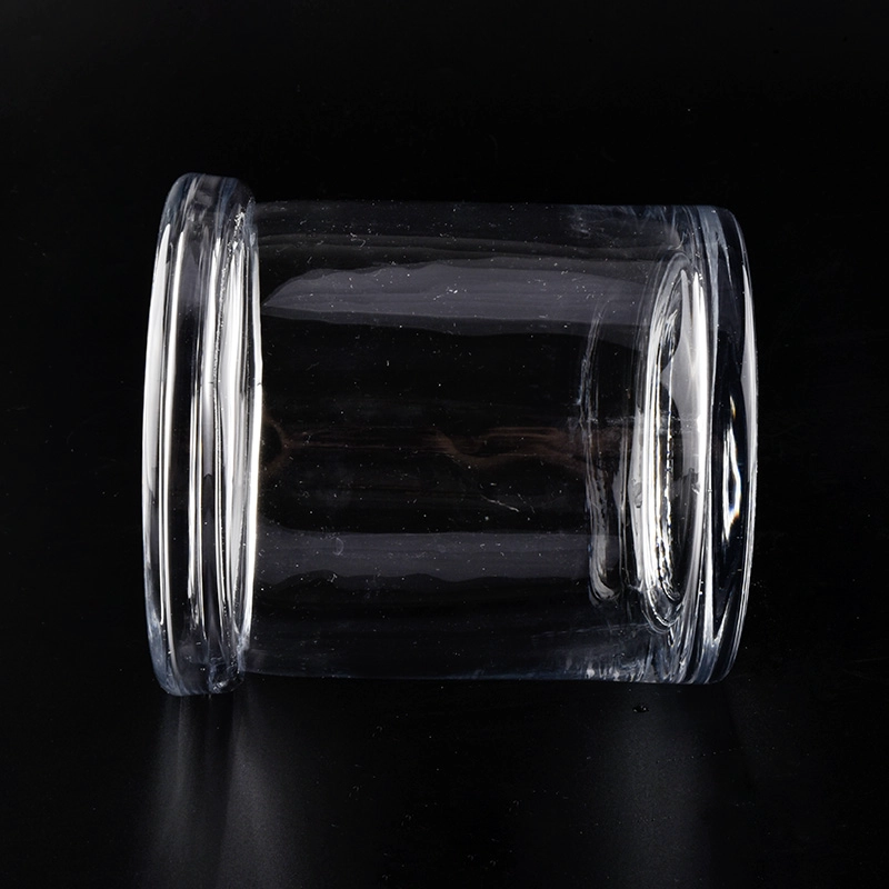 780ml big capacity luxury clear glass candle jar for candle making