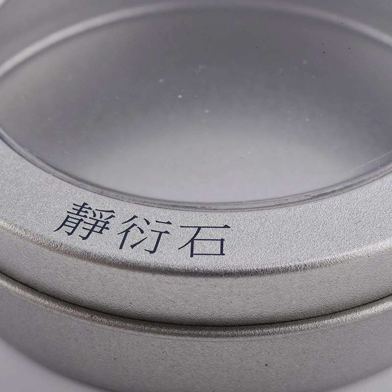 130ml tin cylinder jar with transparent lids empty home decoration for wholesale