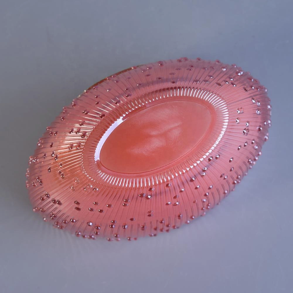 Sunny luxury decorative glass candle container