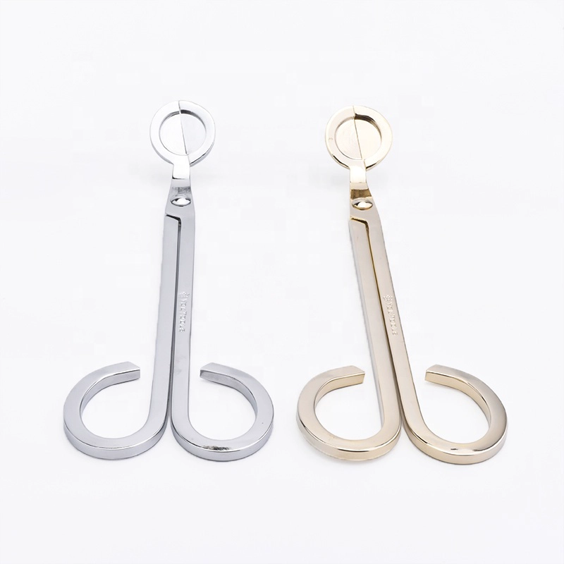 Wholesale silver candle wick trimmer with logo candle accessories for candle making