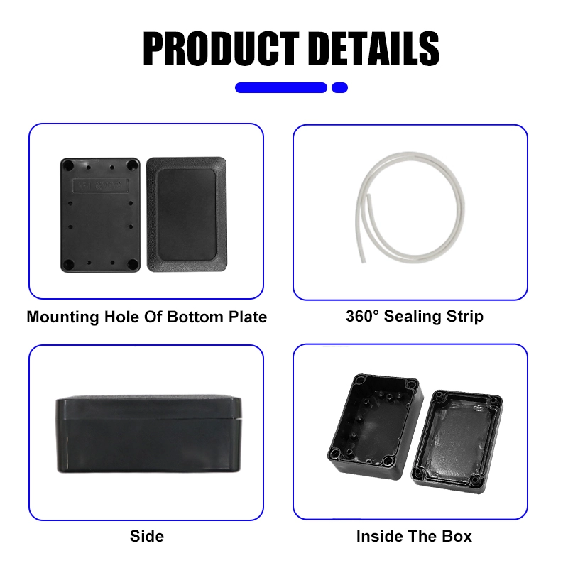 AK-KF-KF-Série Novo Caso Diy IP67 PCB Caixa de PCB Outdoor Caixa elétrica ABS CAIXA DE PLÁSTICA DE PLÁSCO