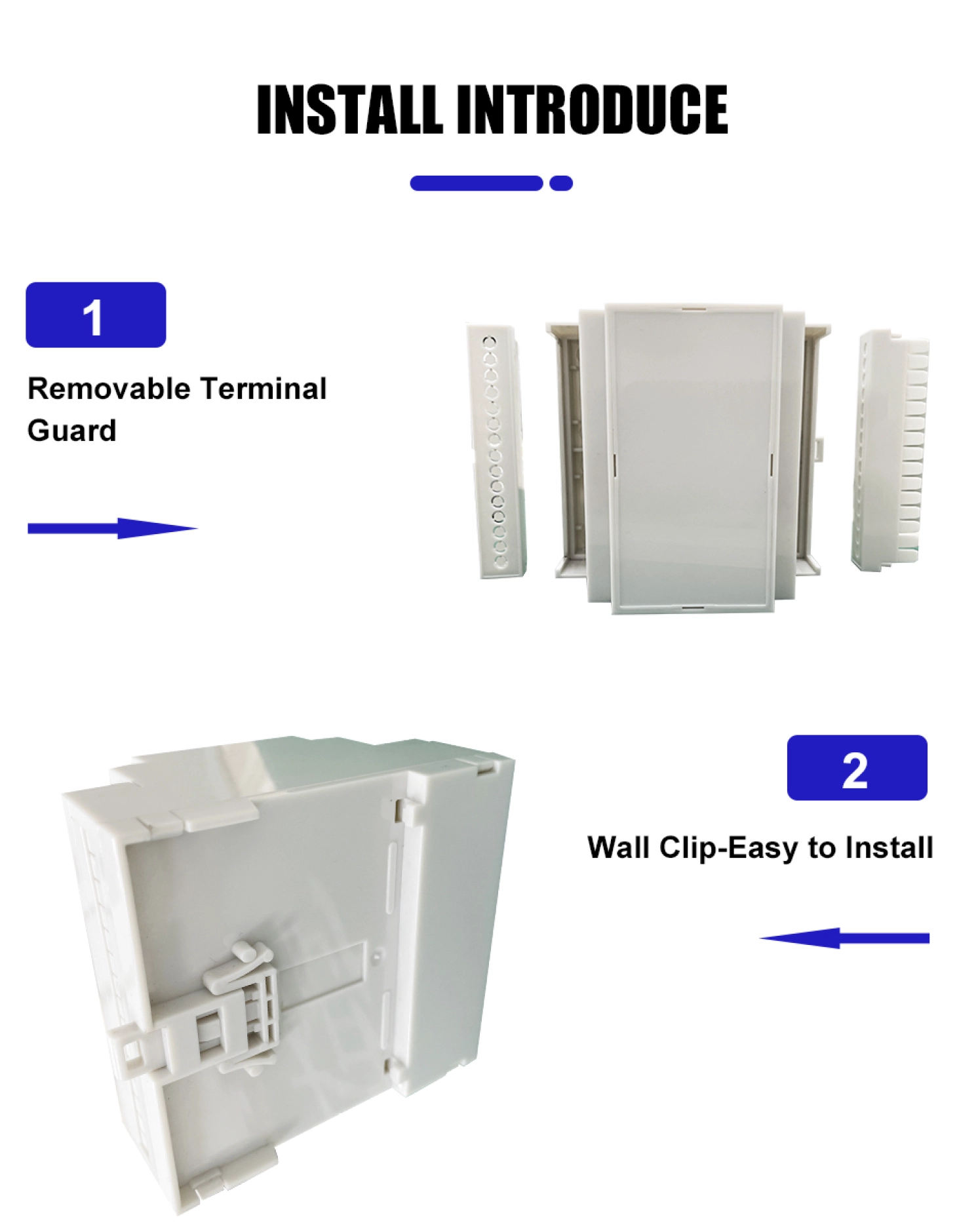 PC Terminal Block Connector PCB Halter DIN RAIL GEGEBOLUCHE ENDAHME MODULARE KLASTE KOSTE FÜR PCB -Klemmenblöcke