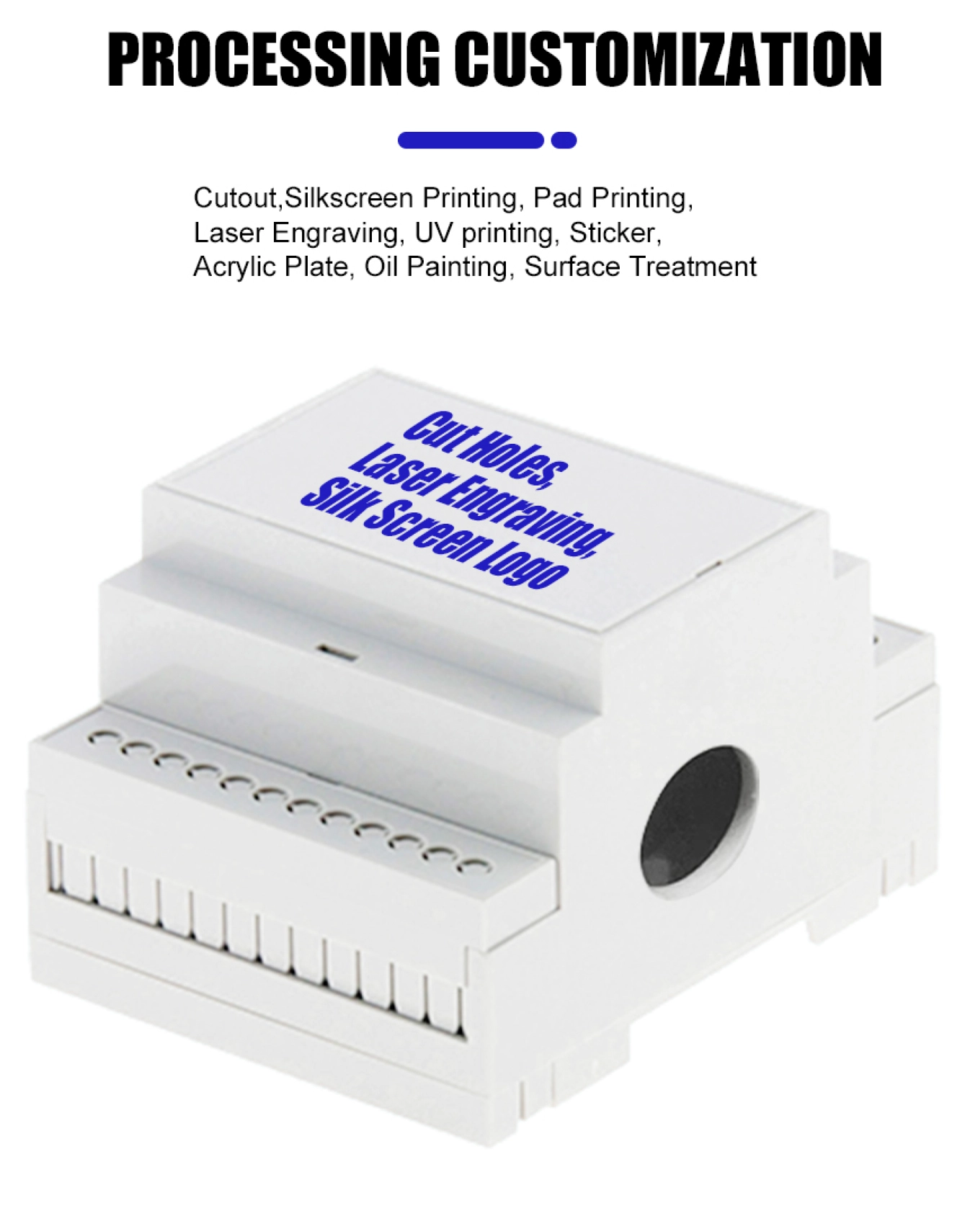 PC Terminal Block Connector PCB Halter DIN RAIL GEGEBOLUCHE ENDAHME MODULARE KLASTE KOSTE FÜR PCB -Klemmenblöcke