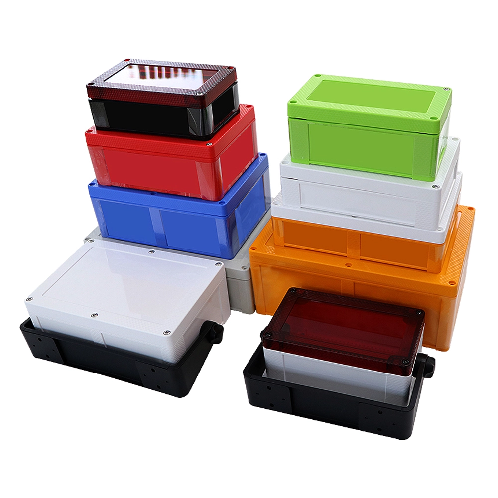 China Pulse Controller Ip68 Waterproof Junction Box Plastic Distributions Enclosure Box Wall Mount Flange For Electronic manufacturer